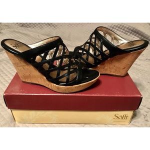 Söfft Cork Wedge Sandals